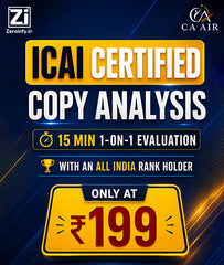 ICAI CA Final Copy Analysis — 1-on-1 with an All India Rank Holder - Zeroinfy