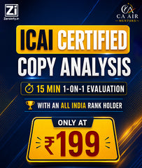 ICAI CA Final Copy Analysis — 1-on-1 with an All India Rank Holder - Zeroinfy
