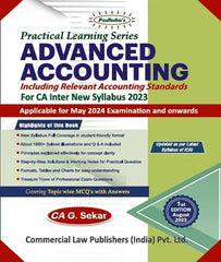CA Inter New Scheme Advanced Accounting Practical Learning Series May 24 By CA G Sekar - Zeroinfy