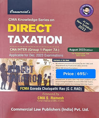 CMA Inter 2022 Syllabus Direct Tax (DT) Knowledge Series By G C Rao - Zeroinfy