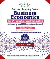 CA Foundation New Scheme Economics Practical Learning Series May 24 By CA G Sekar - Zeroinfy
