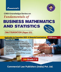 CMA Foundation Knowledge Series Business Mathematics and Statistics 2022 Sullabus By CMA Shruthi Y V - Zeroinfy