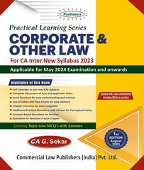 CA Inter New Scheme Law Practical Learning Series By CA G Sekar - Zeroinfy