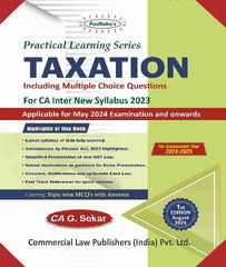 CA Inter New Scheme Taxation Practical Learning Series May 24 By CA G Sekar - Zeroinfy
