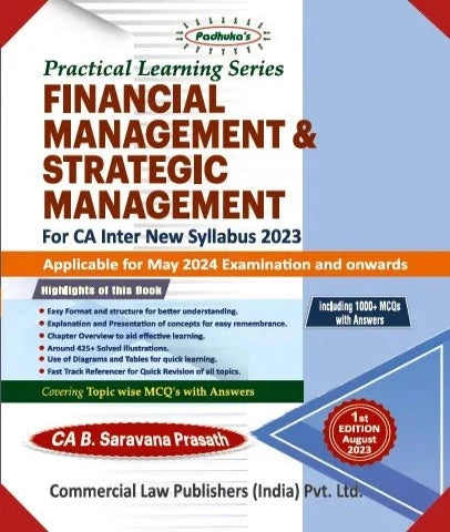 CA Inter FM SM Practical Learning Series May 24 By B Sarvana Prasath ...