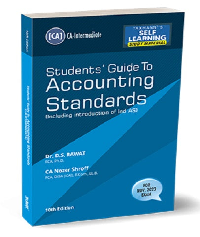 CA Inter Accounting Standards Guide For Nov 23 By D S Rawat and Nozer Shroff - Zeroinfy