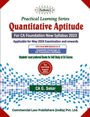 CA Foundation New Scheme Quantitative Aptitude Practical Learning Series May 24 By CA G Sekar - Zeroinfy