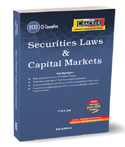 CS Executive Securities Laws and Capital Markets Cracker By N S Zad - Zeroinfy