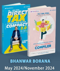CA Final Direct Tax Compact and Q/A Compiler Combo By CA Bhanwar Borana - Zeroinfy