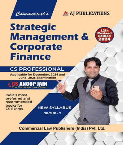 CS Professional Strategic Management and Corporate Finance Book By CS Anoop Jain - Zeroinfy