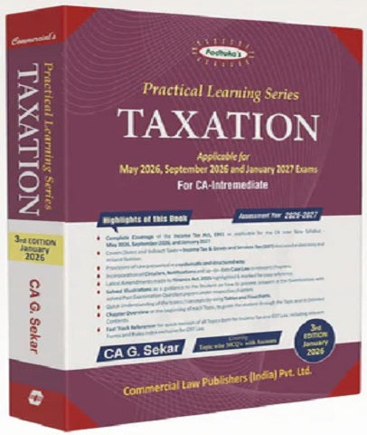 CA Inter Taxation Practical Learning Series By CA G Sekar