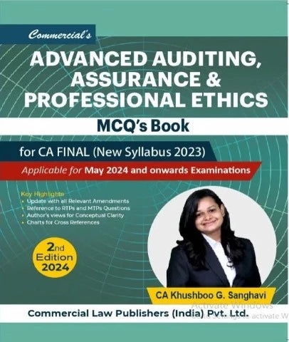 CA Final Audit MCQ Book By CA Khushboo Sanghavi - Zeroinfy