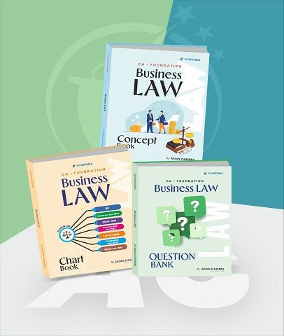 CA Foundation Business Law Book Set By CS Arjun Chhabra For Jan 27