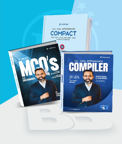 CA/CMA Inter Direct Tax Handwritten Compact, Q/A Compiler and MCQ Book Combo By CA Bhanwar Borana For Sep/Dec 2026 and Jan 2027