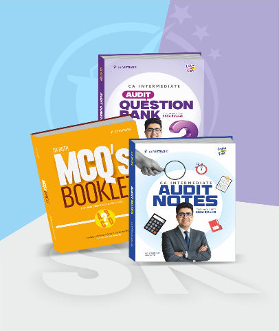 CA Inter Audit Notes and Question Bank and MCQ Combo For Sep 26 By CA Shubham Keswani