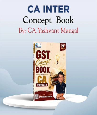 CA Inter GST Concept Book By CA Yashvant Mangal