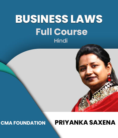 CA Foundation Business Laws Full Course Video Lectures By Priyanka Saxena - Zeroinfy