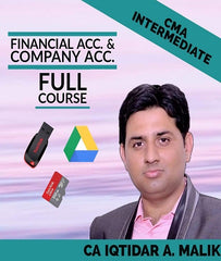 CMA Inter Financial Accounting and Company Accounting Full Combo Course Video By Iqtidar A. Malik - Zeroinfy
