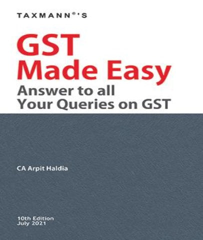 GST Made Easy Professional Book By Arpit Haldia