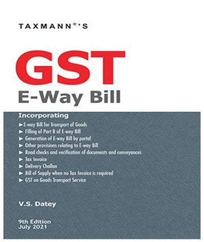 GST E-Way Bill Professional Book By V.S. Datey- Zeroinfy