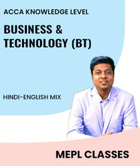 ACCA Knowledge Level Business and Technology (BT) By MEPL Classes - Zeroinfy