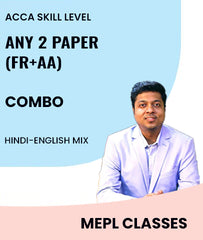 ACCA Skill Level Any 2 Paper Combo (FR+AA) By MEPL Classes - Zeroinfy