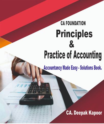 CA Foundation Accounting Question Bank By CA Deepak Kapoor - Zeroinfy