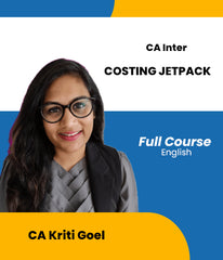 CA Inter Costing Jetpack Video Lectures By CA Kriti Goel - Zeroinfy