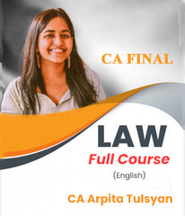 CA Final Law in English Full Course By CA Arpita Tulsyan (New/Old) - Zeroinfy