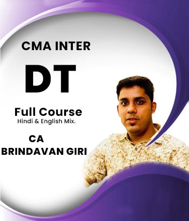 CMA Inter Direct Tax Full Video Lectures by CA Brindavan Giri - Zeroinfy