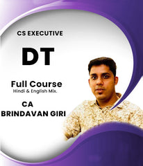 CS Executive Direct Tax Full Course by CA Brindavan Giri - Zeroinfy