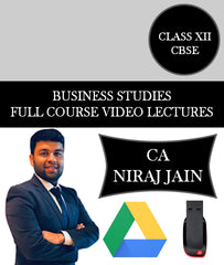 Class XII CBSE Business Studies Full Course Video Lectures By CA Niraj Jain - Zeroinfy