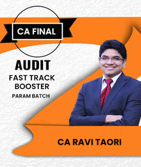 CA Final Audit Fast Track Booster Param Batch By CA Ravi Taori - Zeroinfy