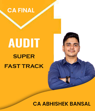 CA Final Audit Super Fast Track Batch By CA Abhishek Bansal - Zeroinfy