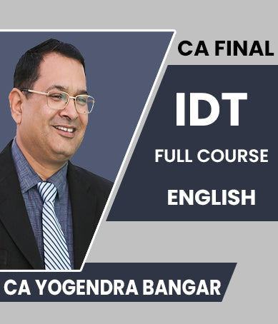 CA Final Indirect Tax Full Course Video Lectures In English By CA Yogendra Bangar- Zeroinfy
