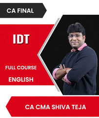 CA Final Indirect Tax Laws (IDT) Full Course In English By CA CA CMA Shiva Teja - Zeroinfy