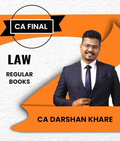 CA Final Law Regular Books By CA Darshan Khare - Zeroinfy