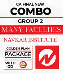 CA Final New Group 2 Gold Plan Combo By Navkar Institute - Zeroinfy