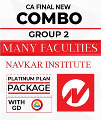 CA Final New Group 2 Platinum Plan Combo By Navkar Institute - Zeroinfy