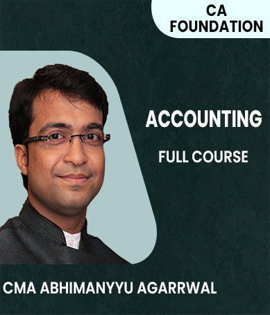 CA Foundation Accounting Full Course By CMA Abhimanyyu Agarrwal - Zeroinfy