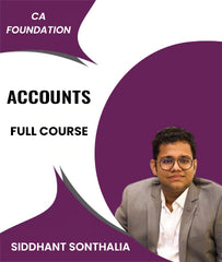 CA Foundation Accounts Full Course By Siddhant Sonthalia - Zeroinfy