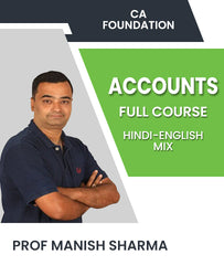 CA Foundation Accounts Full Course Video Lectures By Prof Manish Sharma - Zeroinfy