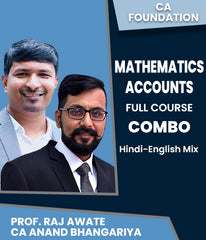 CA Foundation Accounts and Mathematics Combo By Swapnil Patni Classes - Zeroinfy