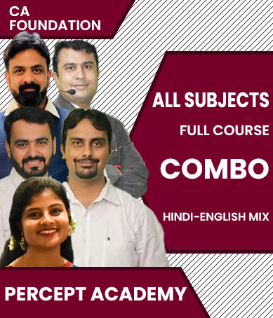 CA Foundation All Subjects Combo Full Course By Percept Academy - Zeroinfy