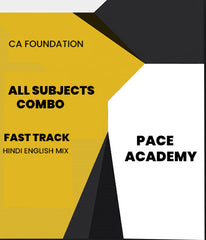 CA Foundation All Subjects May 21 Fast Track Combo By Pace Academy - Zeroinfy