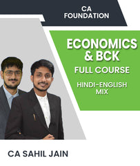 CA Foundation Economics and BCK Full Course By CA Sahil Jain - Zeroinfy
