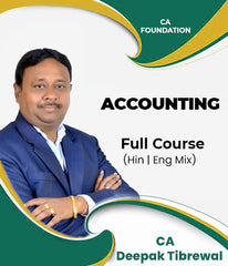 CA Foundation Principles And Practices Of Accounting Full Course By CA Deepak Tibrewal - Zeroinfy