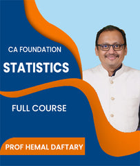 CA Foundation Statistics Full Course By J.K.Shah Classes - Prof Hemal Daftary - Zeroninfy