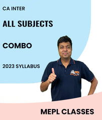 CA Inter 2023 Syllabus All Subjects Combo By MEPL Classes