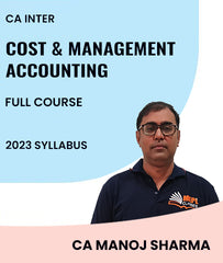 CA Inter 2023 Syllabus Cost and Management Accounting Full Course Video Lectures By MEPL Classes CA Manoj Sharma - Zeroinfy